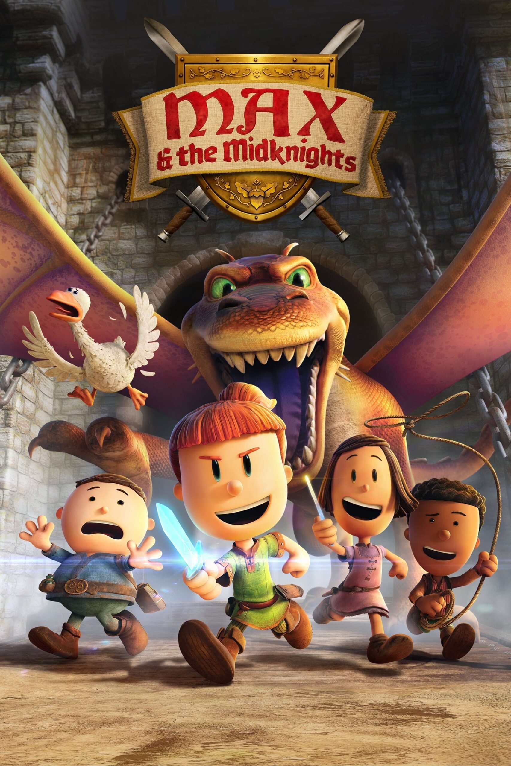 دانلود انیمیشن سریالی Max & the Midknights 2024 مکس و شوالیه ها