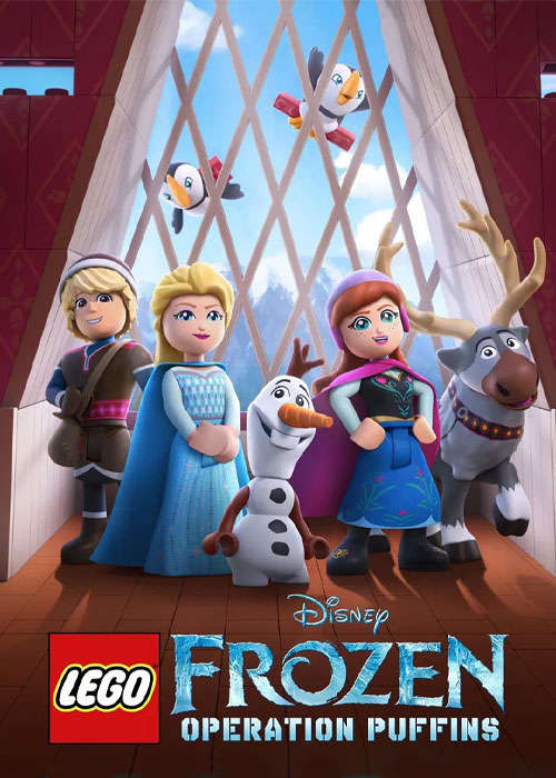 دانلود انیمیشن LEGO Disney Frozen: Operation Puffins 2025 لگو یخ زده: عملیات پافین ها